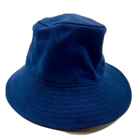 Madewell Bucket Hat Navy Blue Cotton Women's S/M